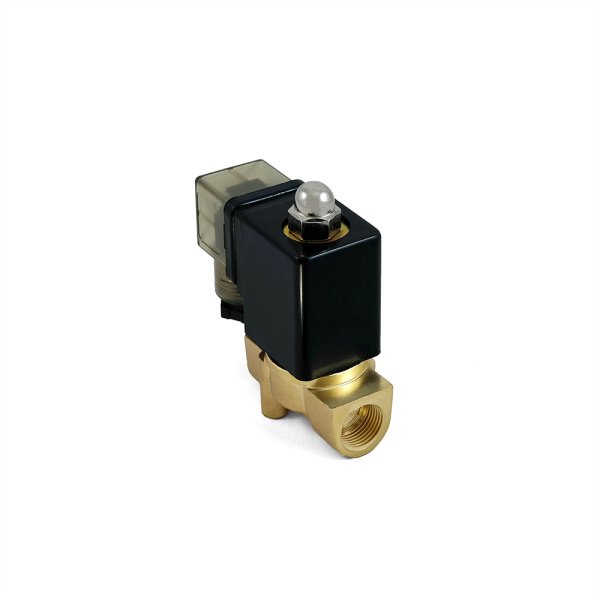 Клапан электромагнитный латунный SLP01 нормально-закрытый PN10 AC220V DN6 G 1/8"