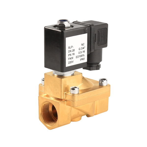 Клапан электромагнитный SLP130 нормально-закрытый PN16 DN20 DC24V G ¾"
